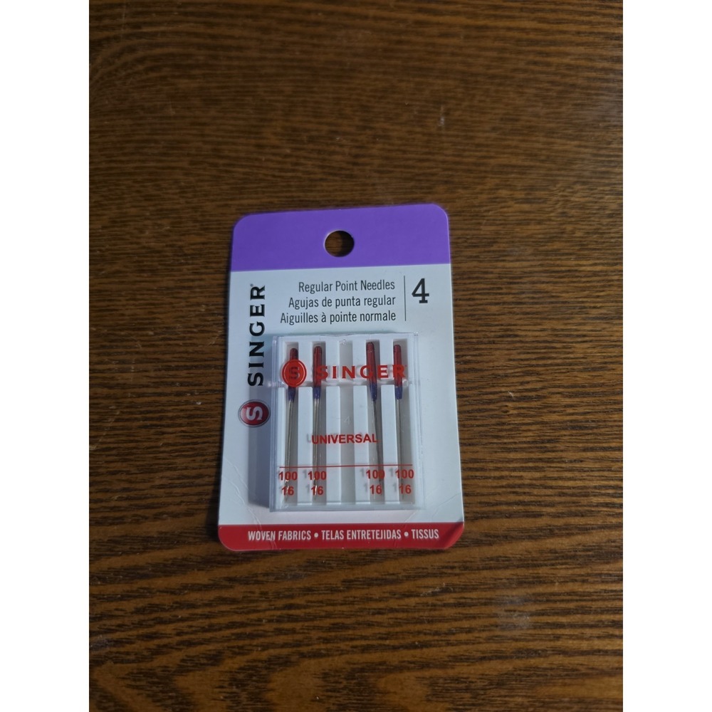 4 Redband Sewing Machine Needles Sealed Pack 2020 100/16